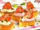 Erdbeer-Bruschetta - Rezept