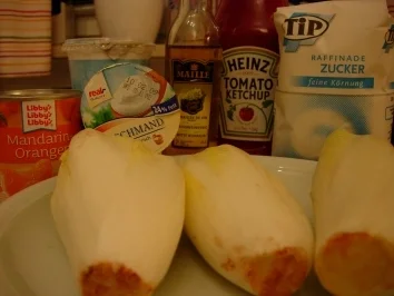 Chicoréesalat mit Mandarinen (fettreduziert) - Rezept