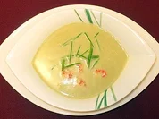 Kaiserschotencreme mit Flusskrebsen - Rezept