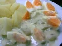 "Blitz" Eier in Senfsauce - Rezept