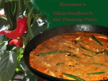 Rezept: Hähnchenfleisch mit Panaeng-Paste Hähnchenfleisch mit Panaeng-Paste - Rezept
