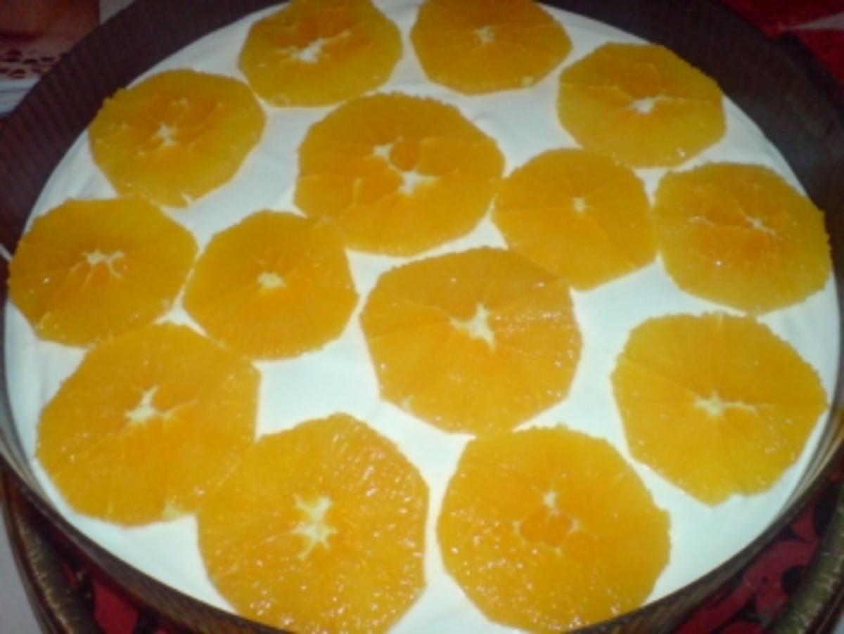 Orangen-Sahne-Torte - Rezept
