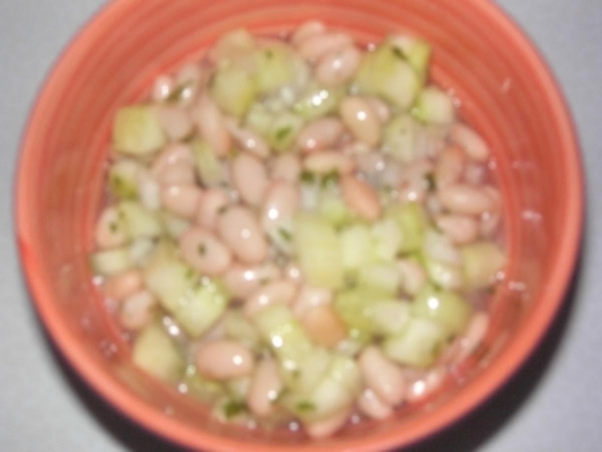 Gurken-Bohnen-Salat - Rezept