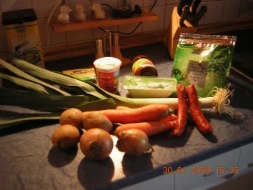 Rezept: Cabanossi - Eintopf Cabanossi - Eintopf - Rezept