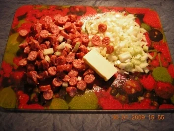 Rezept: Cabanossi - Eintopf Cabanossi - Eintopf - Rezept