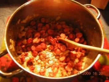 Rezept: Cabanossi - Eintopf Cabanossi - Eintopf - Rezept