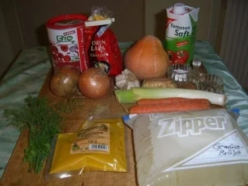 Tomaten/Gemüsesuppe-Thaistyle - Rezept