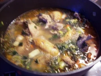 Suppe~Brühnudeln mit Hühnerfleisch - Rezept - Bild Nr. 4