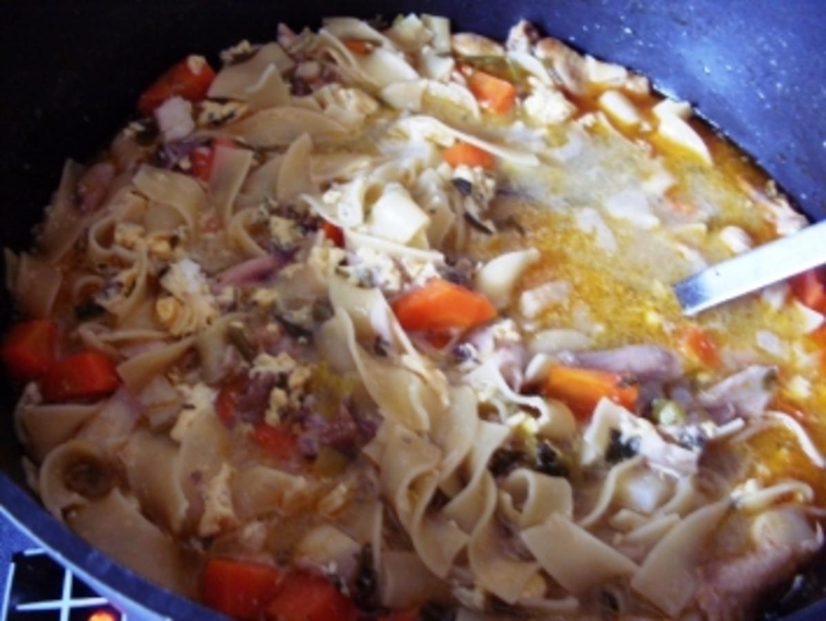 Suppe~Brühnudeln mit Hühnerfleisch - Rezept - Bild Nr. 7