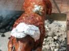 Ganzes Spanferkel vom offenen Grill - Rezept