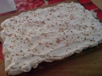 Kandiskuchen mit Pflaumenmus - Rezept