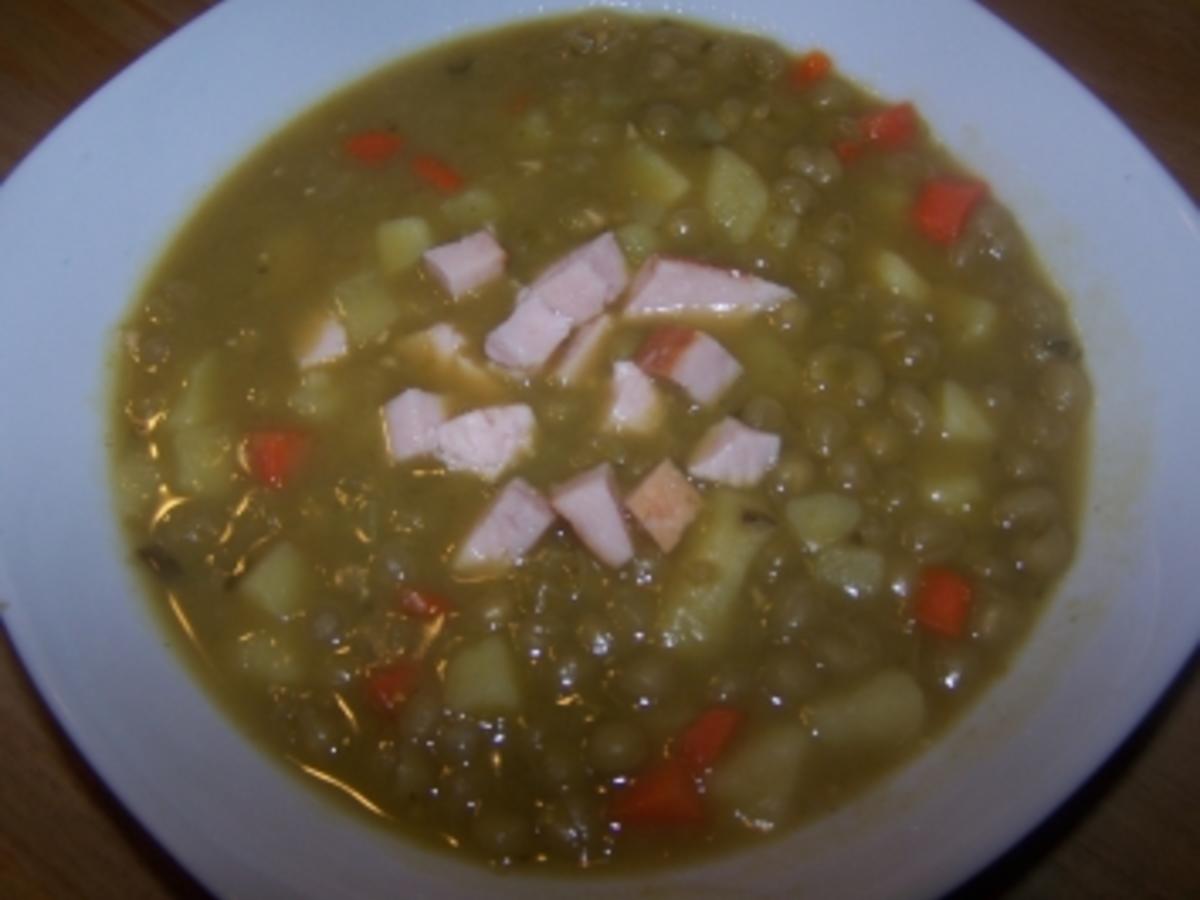 Erbseneintopf nach Grossmutterart - einfach - 63 kcal/100g