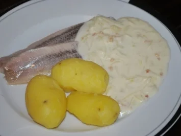 Matjes mit Speckstippe - Rezept