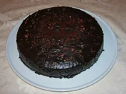 Aufgekochter Schoko-Kirsch-Kuchen - Rezept