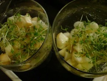 Apfelsalat mit Gartenkresse - Rezept - Bild Nr. 6