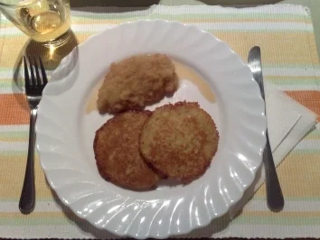 Reiberdatschi  (Kartoffelpuffer) mit Apfelmus - Rezept