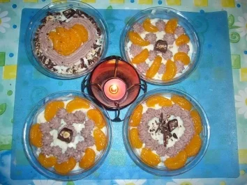 Rezept: Dessert: Vanille-Küsschen-Pudding Bild Nr. 2 Dessert: Vanille-Küsschen-Pudding - Rezept - Bild Nr. 2