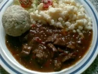 einfaches Rindergulasch - Rezept