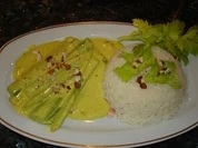 Stangensellerie in Currysauce - Rezept