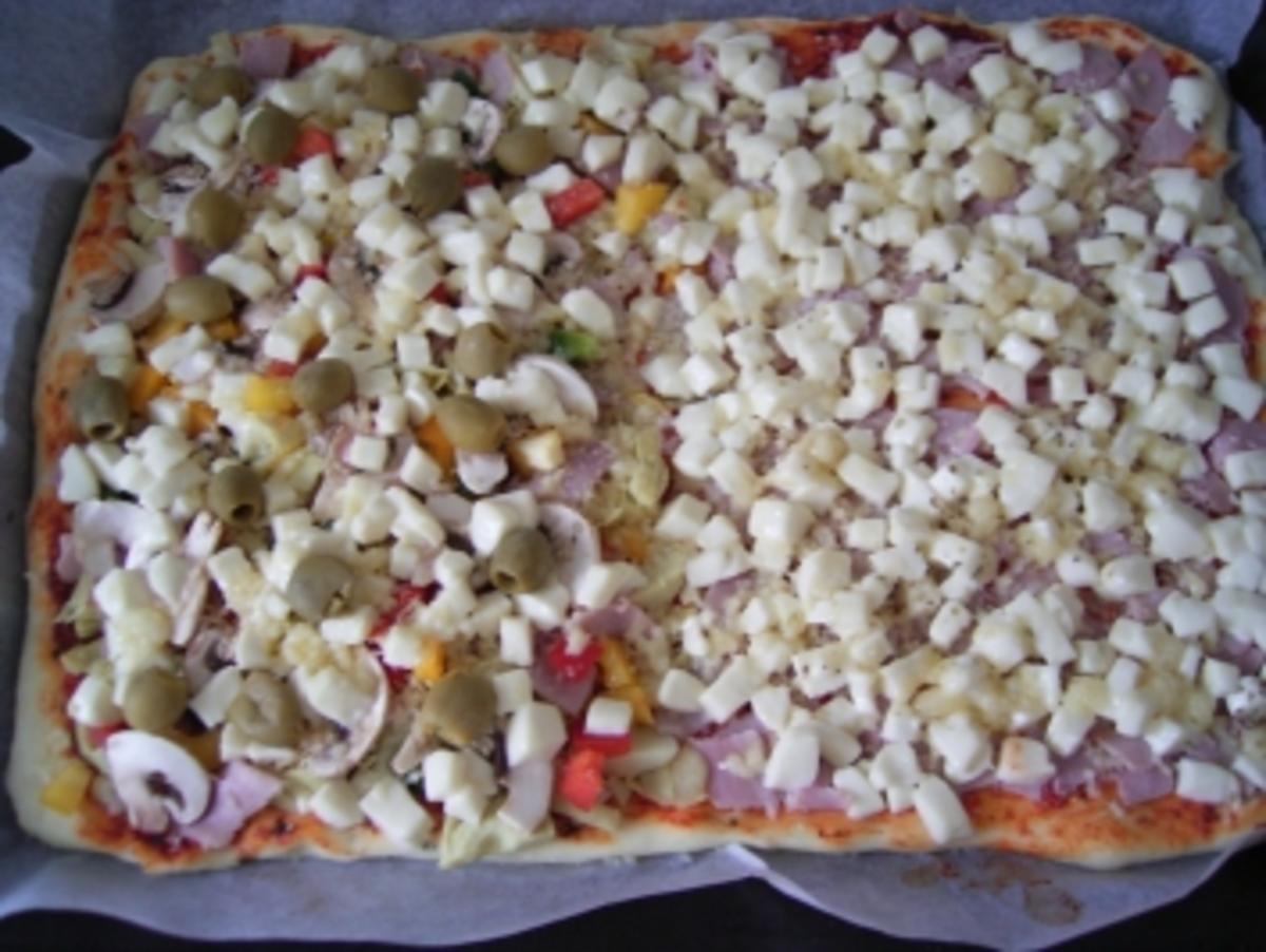 meine Pizza quattro Stagioni - Rezept