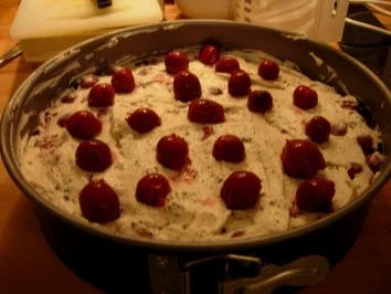 Stacciatella-Kirsch-Kuchen - Rezept