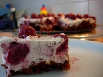 Stacciatella-Kirsch-Kuchen - Rezept