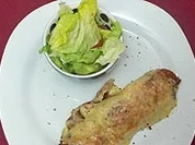 Crepes fourrees gratinees - Rezept