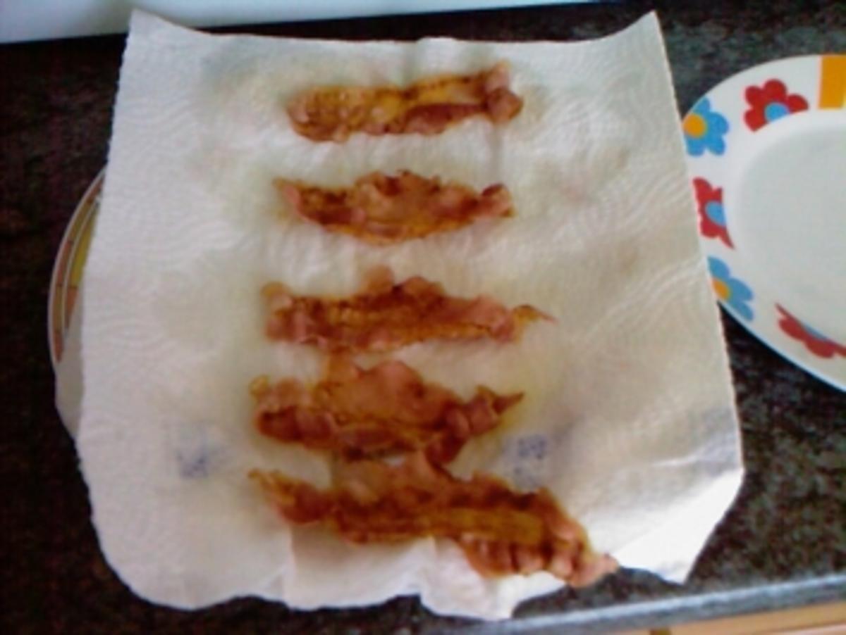 Bacon knusprig aus der Mikrowelle - Rezept - Bild Nr. 4