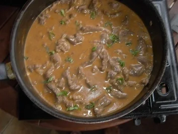 Geschnetzeltes " Angi " - Rezept