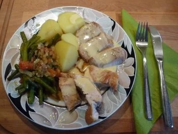Feine Bohnen-Filet-Pfanne - Rezept
