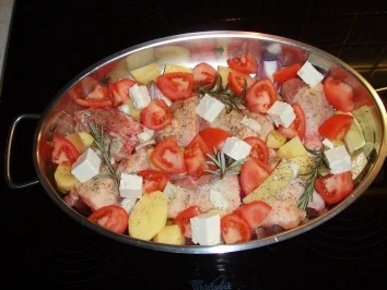 Hendl Haxerl oder Hühnerschenkel  toskanisch - Rezept