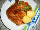 Feurige Hähnchenkeulen - Rezept