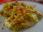 Buntes Zwiebel-Sahne-Hähnchen - Rezept