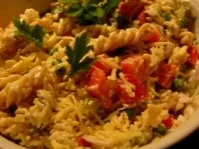 Rezept: fettreduzierter Nudelsalat mit Käse fettreduzierter Nudelsalat mit Käse - Rezept