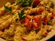 fettreduzierter Nudelsalat mit Käse - Rezept