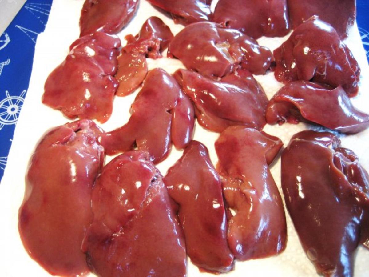 Hühnerleber mit Trauben - Rezept - Bild Nr. 2