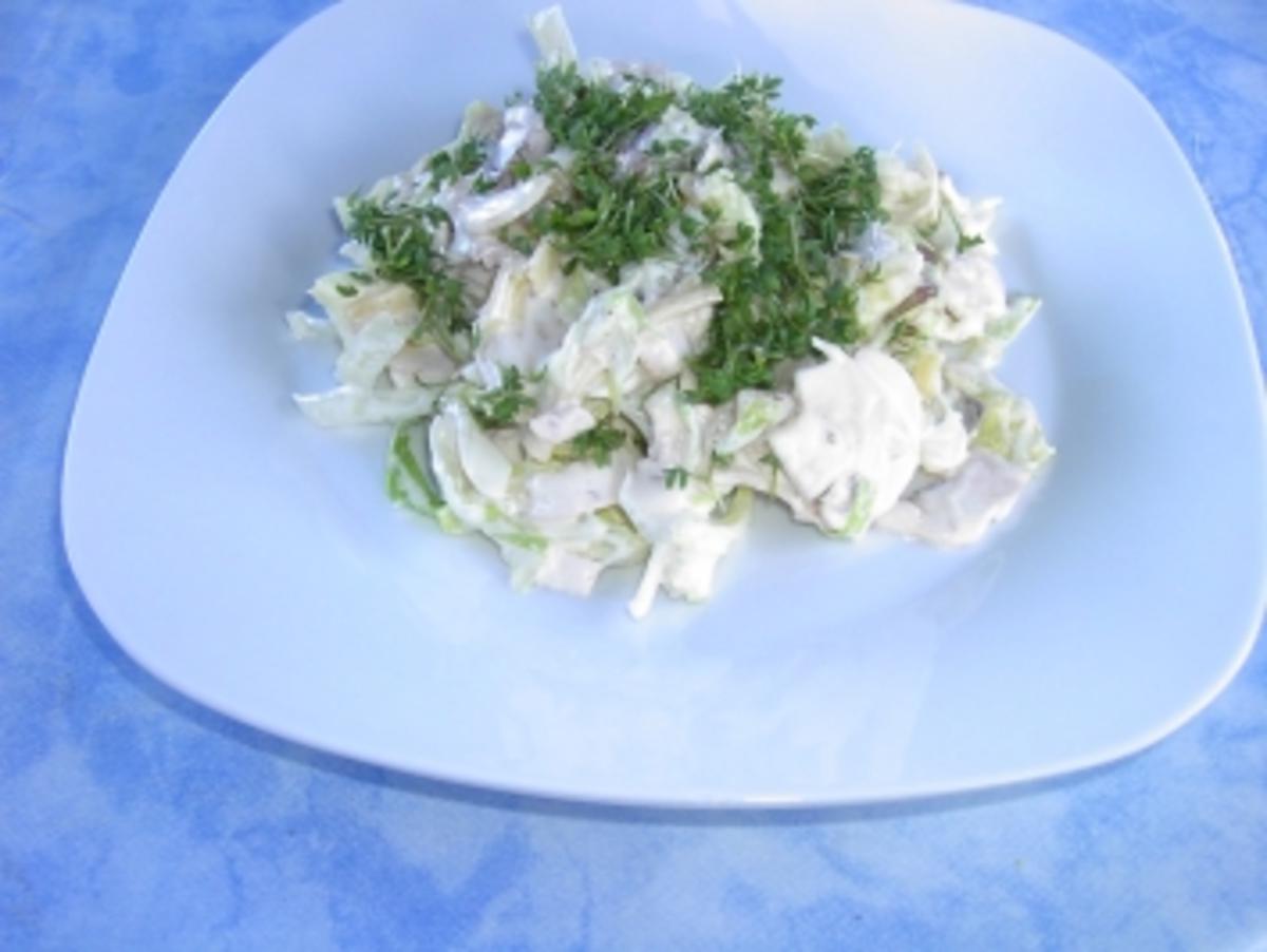 Champignon-Käse-Salat - Rezept mit Bild - kochbar.de