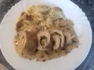 Putenröllchen mit Gratin - Rezept