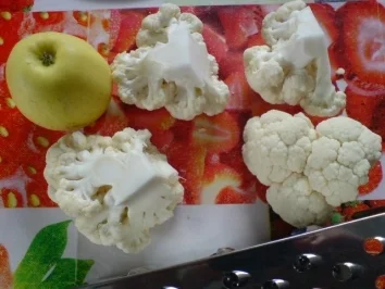 Blumenkohlrohkost für das süße Mäulchen - Rezept - Bild Nr. 3