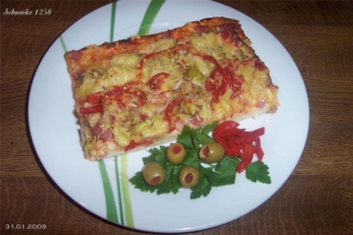 Pizza &amp;quot;nach Art des Hauses&amp;quot; - Rezept mit Bild - kochbar.de