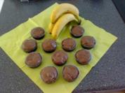 Schoko-Banane Muffins - Rezept