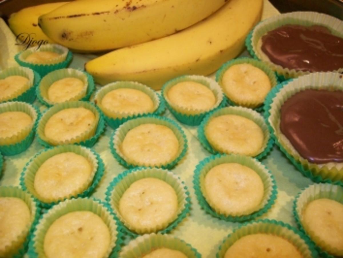 Schoko-Banane Muffins - Rezept