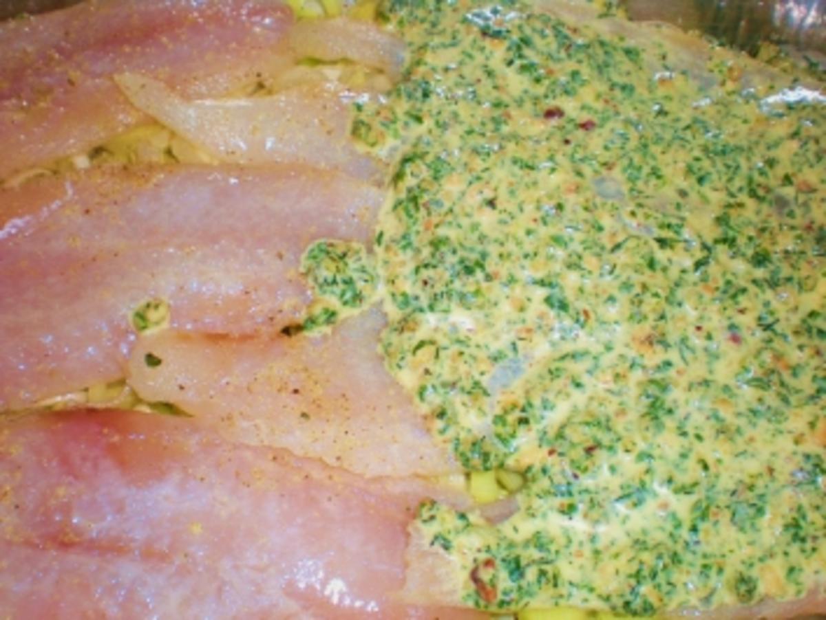 FISCH: Fisch mit Kräuter-Nusskruste gratiniert - Rezept