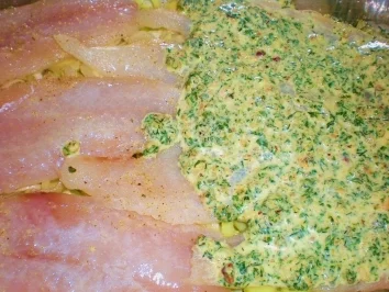 FISCH: Fisch mit Kräuter-Nusskruste gratiniert - Rezept