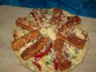 Fischstäbchen-Spagetti-Pizza - Rezept