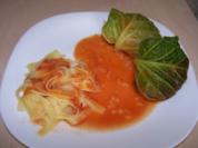 Wirsing-Wickel mit Kalbsbrät - Rezept