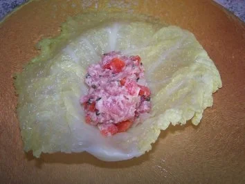 Rezept: Wirsing-Wickel mit Kalbsbrät Bild Nr. 4 Wirsing-Wickel mit Kalbsbrät - Rezept - Bild Nr. 4