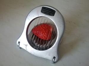 Erdbeeren schneiden - Tip