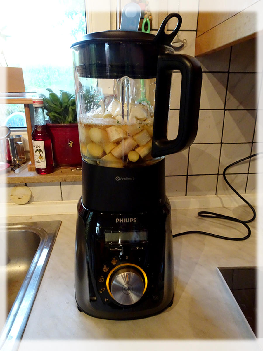 Philips Standmixer mit Kochfunktion perfekte Suppen und mehr schnell