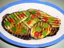 ...gegrillte eingelegte Aubergine... - Tip